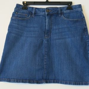 Women's Croft & Barrow Denim Skort SIZE 8